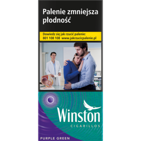 WINSTON CIGARILLOS PURPLE GREEN 10,50*!