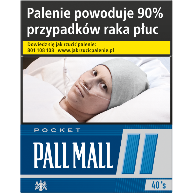 PALL MALL 40 BLUE  POCKET  37,90*!