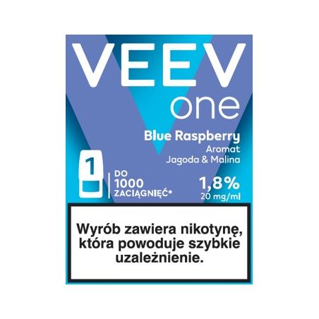 VEEV ONE BLUE RASPBERRY 1,8% MNT BOX