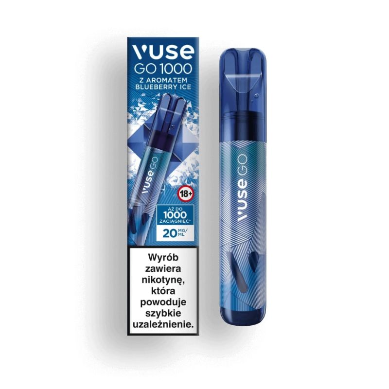 Vuse GO 1000 z aromatem Blueberry Ice