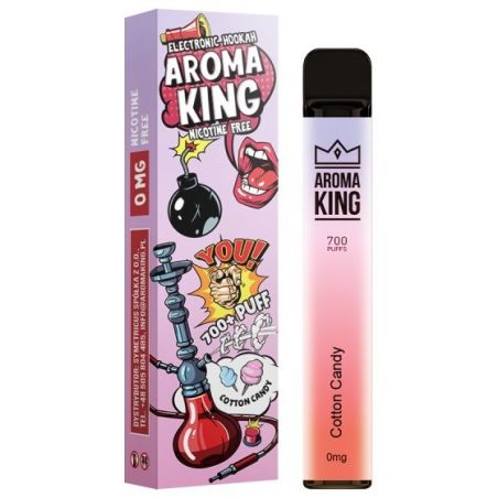 Aroma King Hookah 700 0mg Cotton candy (Wata cukrowa)