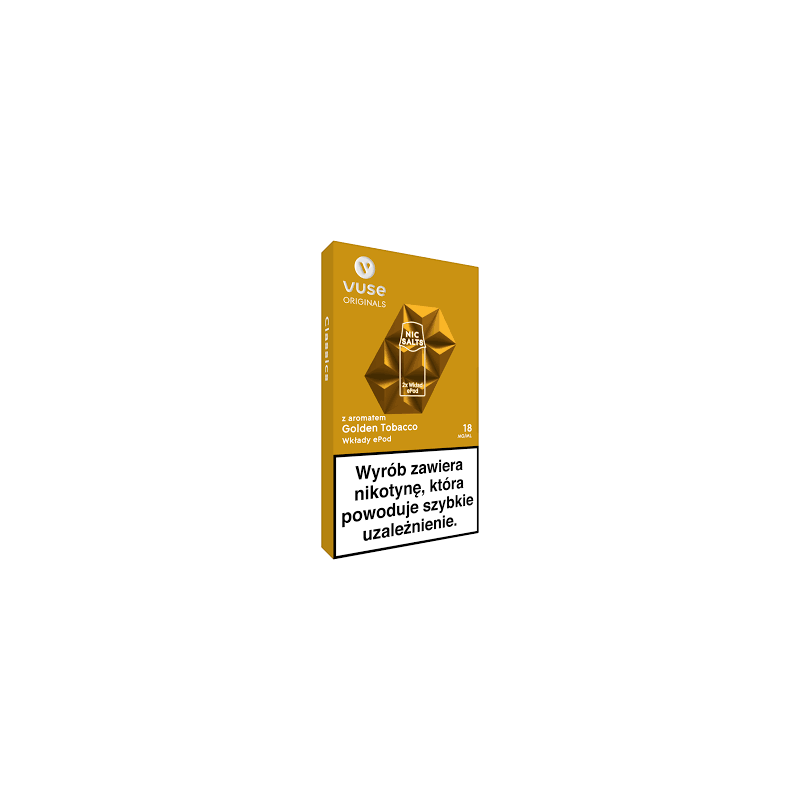 Wkład do Vuse ePod z aromatem: Golden Tobacco 18mg/m  (5) 