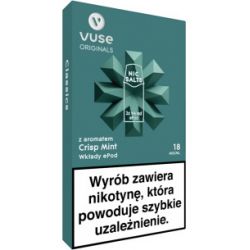 Wkład do Vuse ePod z aromatem: Crisp Mint 18mg/ml (5) 